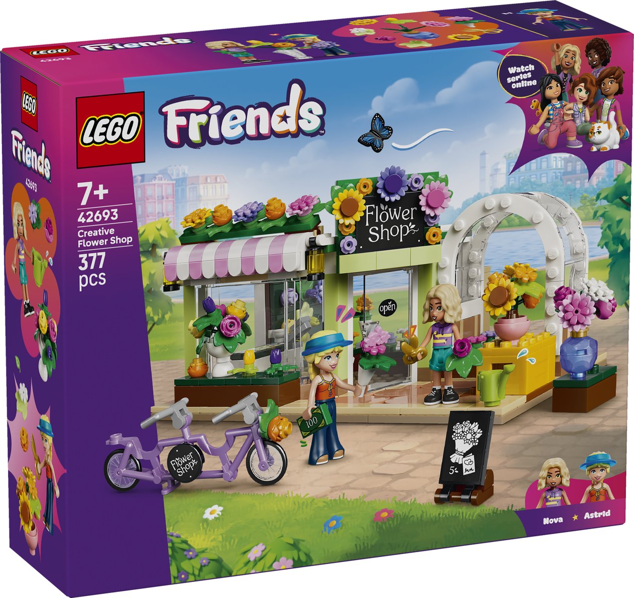 LEGO 42693 LEGO® Friends 42693 - Kreativer Blumenladen – Verpackung vorne