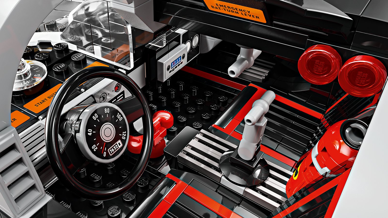 LEGO 76328 LEGO® Super Heroes DC 76328 - Batman™: Batmobil aus der 60er-Jahre-Fernsehserie – Detailansicht 6