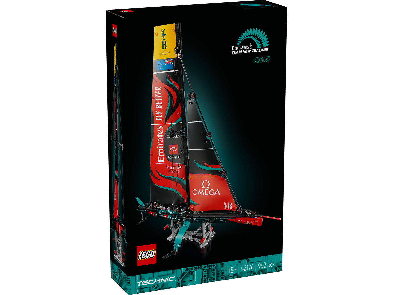 LEGO® Technic 42174 - Emirates Team New Zealand AC75 Rennjacht LEGO® Technic 42174 - Emirates Team New Zealand AC75 Rennjacht