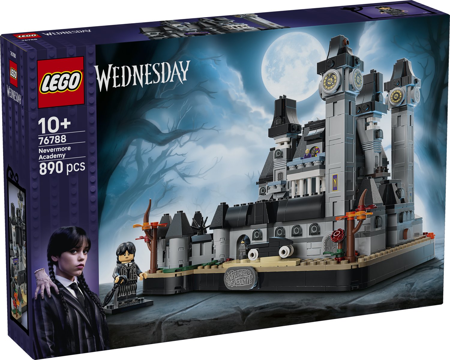LEGO 76788 LEGO® Wednesday 76788 - Nevermore Academy – Verpackung vorne