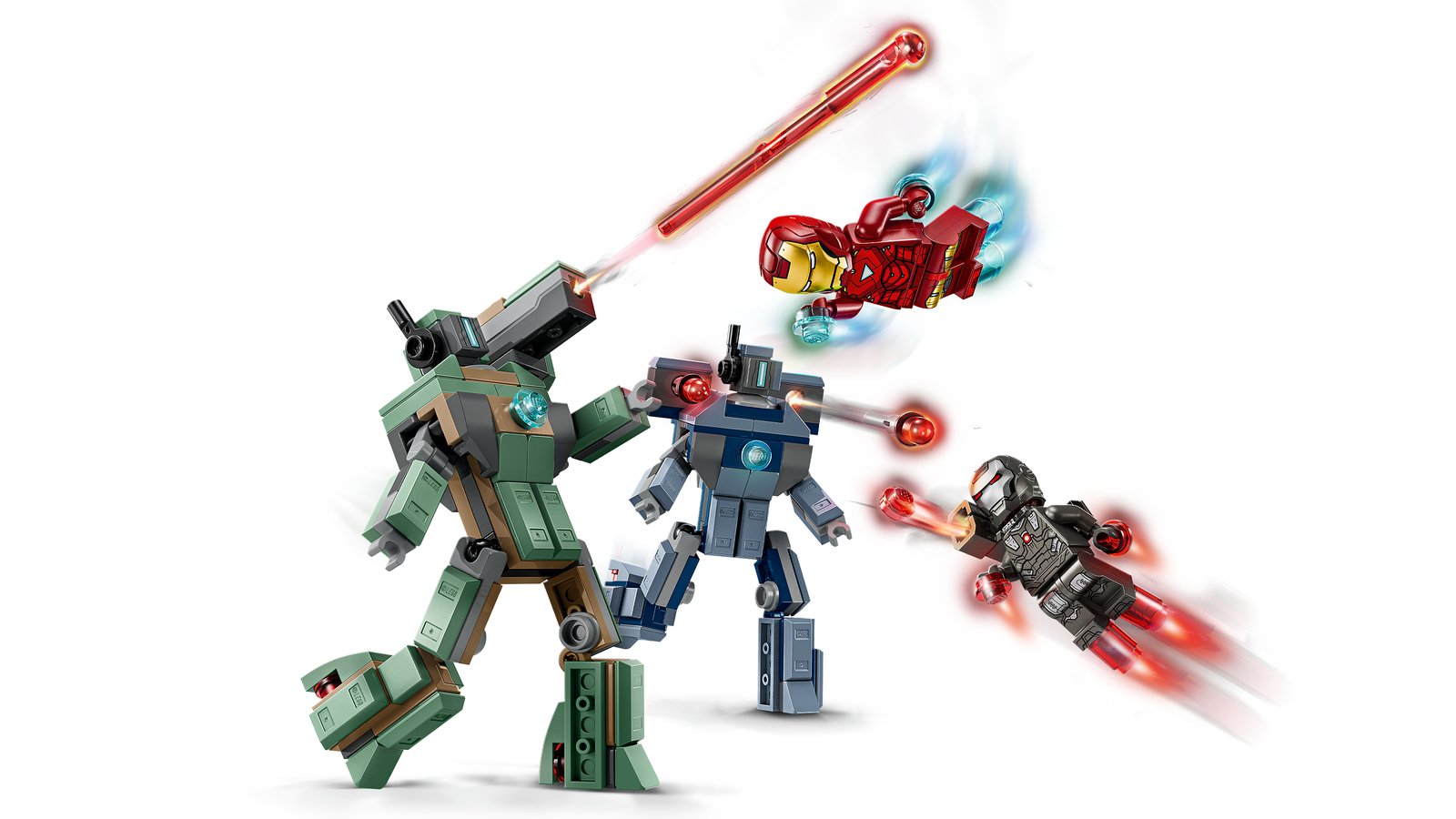 LEGO 76320 LEGO® Super Heroes 76320 - Iron Man & War Machine vs. Hammer-Drohnen – Primaeres Produktbild