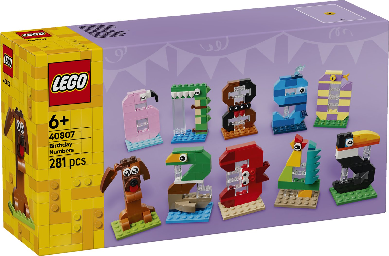 LEGO 40807 LEGO® LEGO Iconic 40807 - Geburtstagszahlen – Verpackung vorne