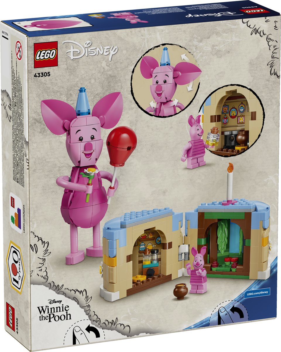 LEGO 43305 LEGO® ǀ Disney 43305 - Ferkels Geburtstagsspaß – Verpackung hinten
