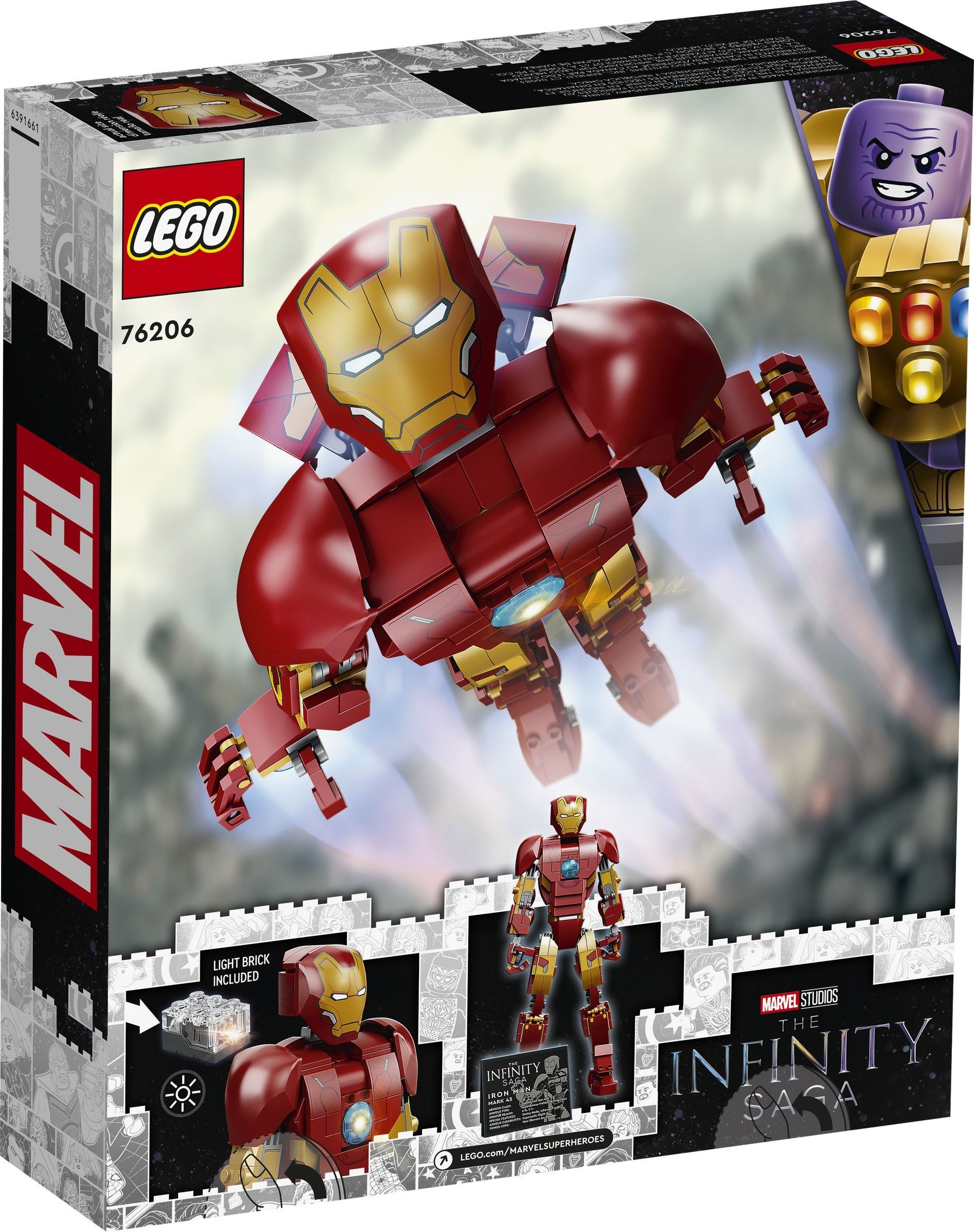 LEGO® Marvel 76206 - Iron Man Figur