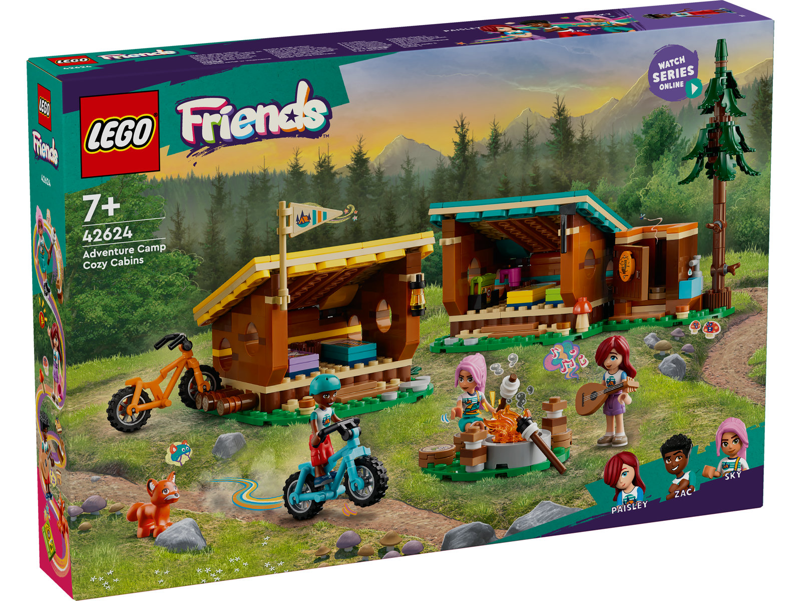 LEGO® Friends 42624 - Gemütliche Hütten im Abenteuercamp LEGO® Friends 42624 - Gemütliche Hütten im Abenteuercamp