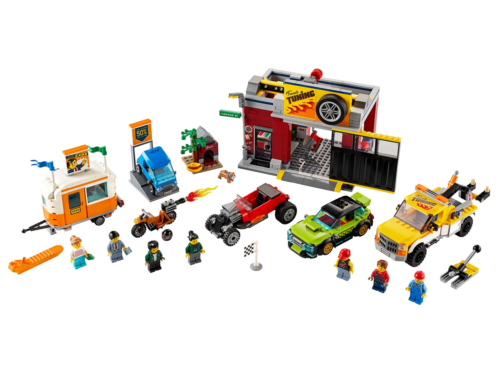 LEGO® City 60258 - Tuning-Werkstatt - Set