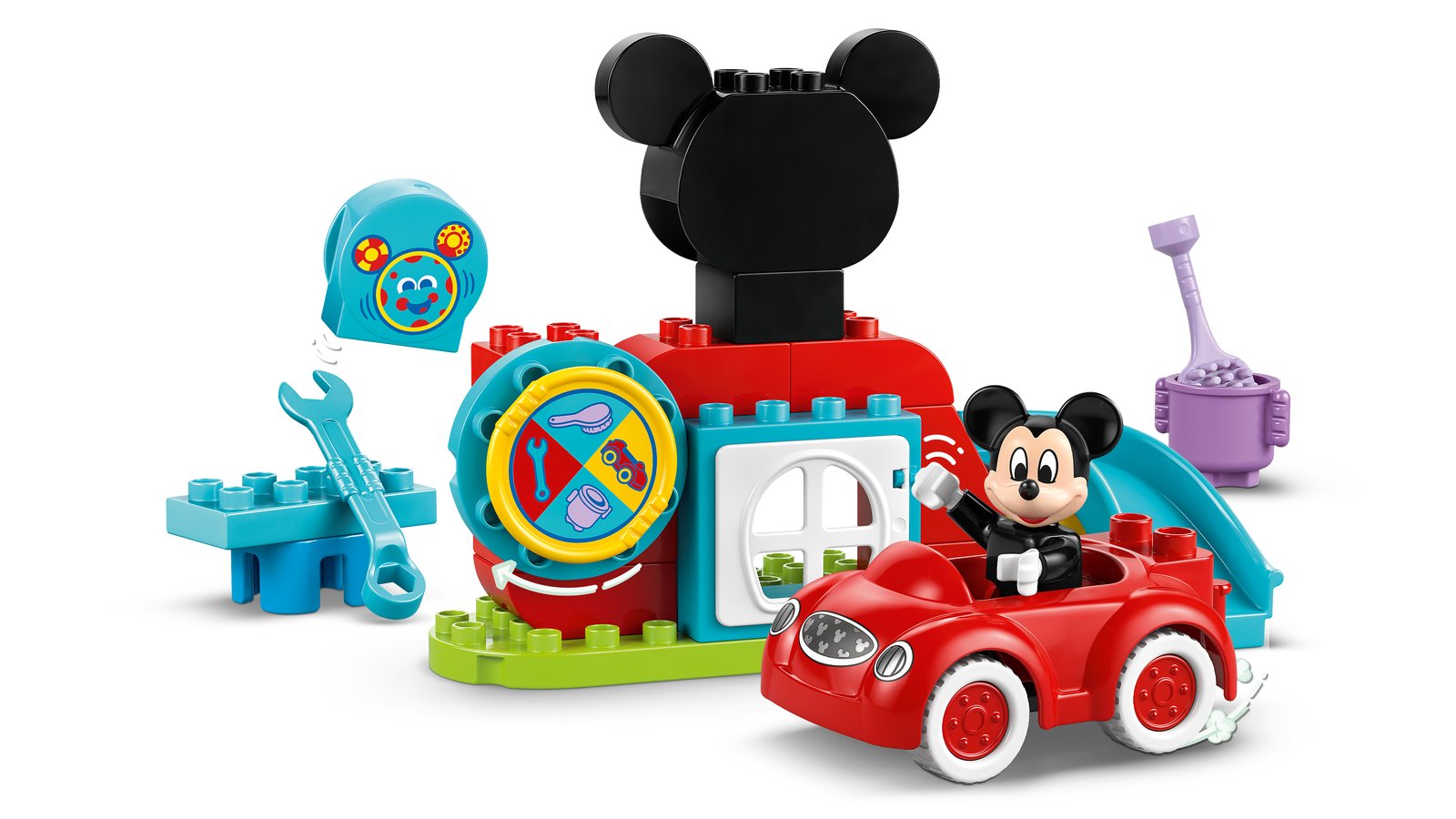 LEGO 10454 LEGO® DUPLO Disney 10454 - Mickys Clubhaus und Auto – Primaeres Produktbild