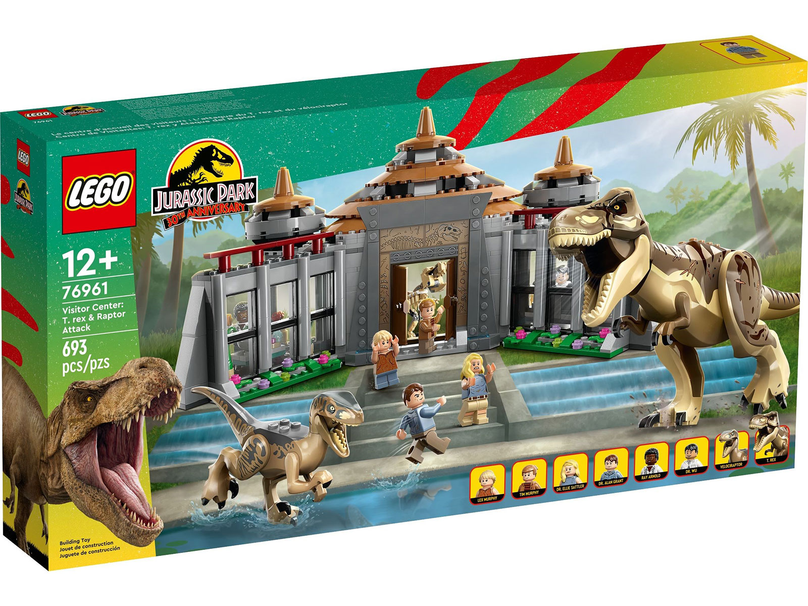 LEGO® Jurassic World 76961 - Angriff des T.Rex und des Raptors aufs Besucherzentrum