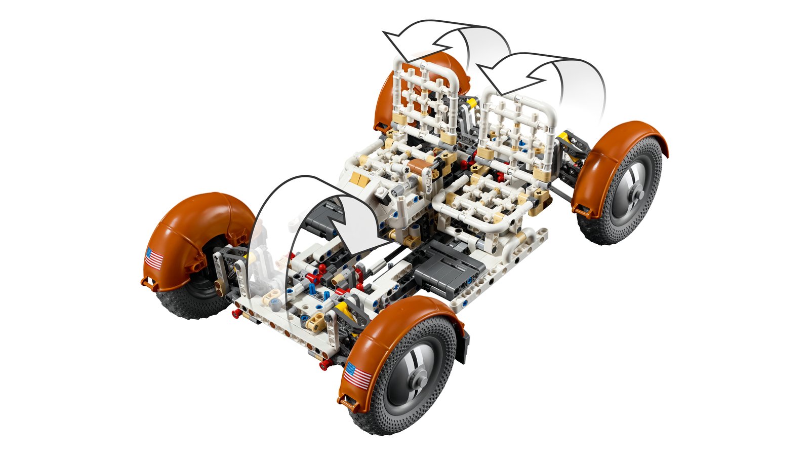 LEGO 42182 LEGO® Technic 42182 - NASA Apollo Lunar Roving Vehicle (LRV) – Detailansicht 5
