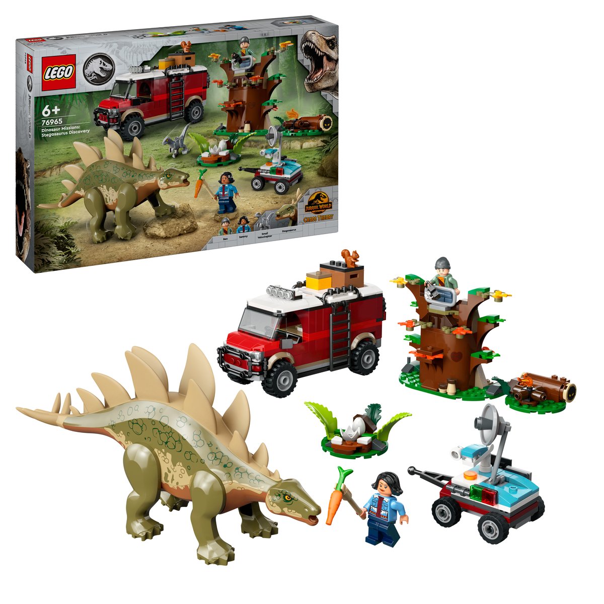 LEGO 76965 LEGO® Jurassic World 76965 - Dinosaurier-Missionen: Entdeckung des Stegosaurus – Box & Produkt