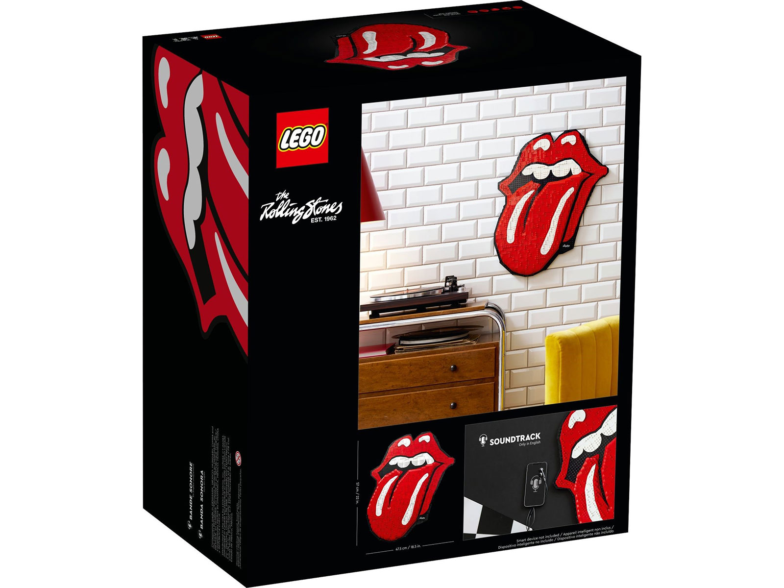 LEGO® Art 31206 - The Rolling Stones - Box Back