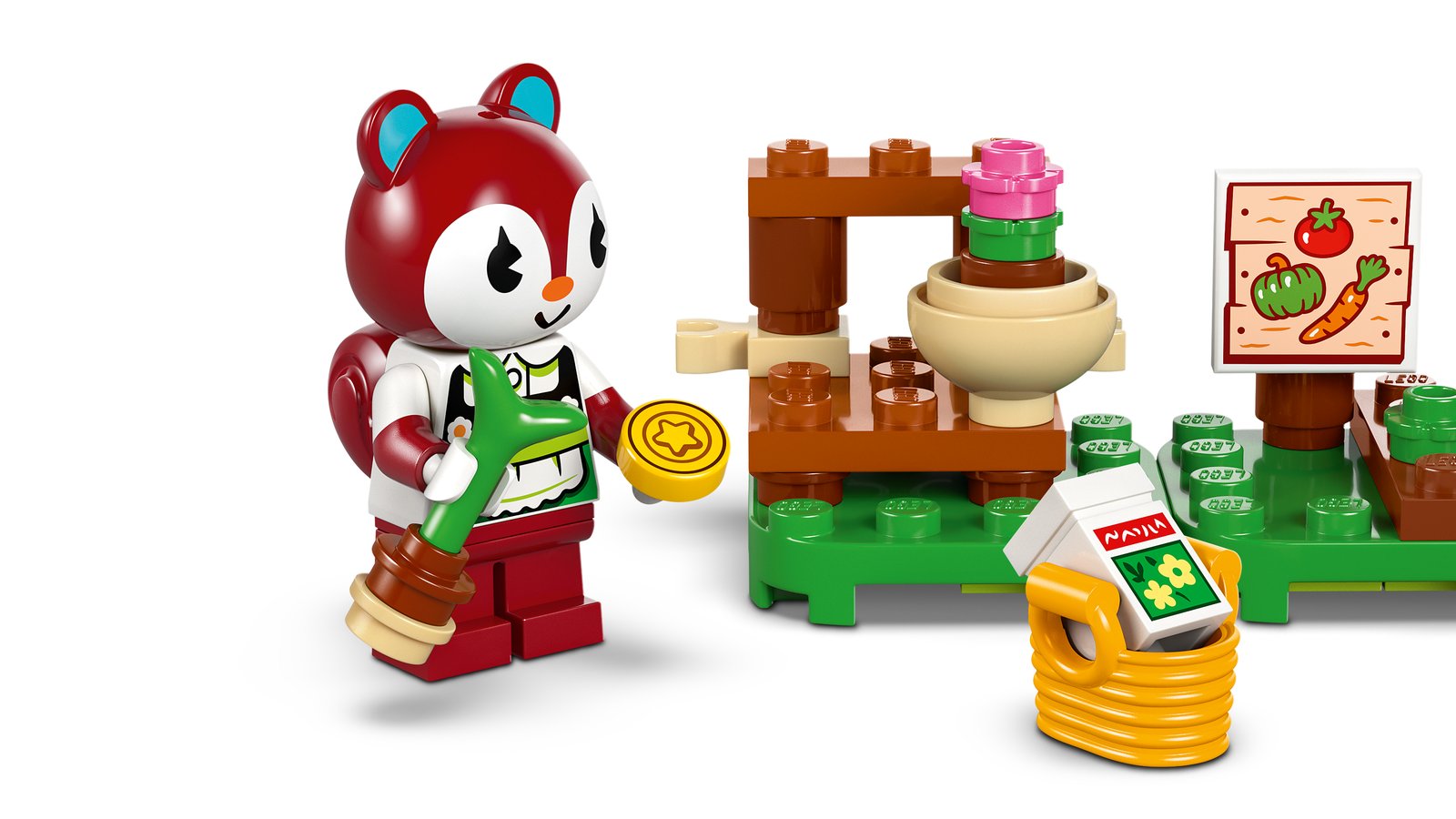 LEGO 77054 LEGO® Animal Crossing™ 77054 - Gerds Wohnwagen & Gärtnerei – Detailansicht 6