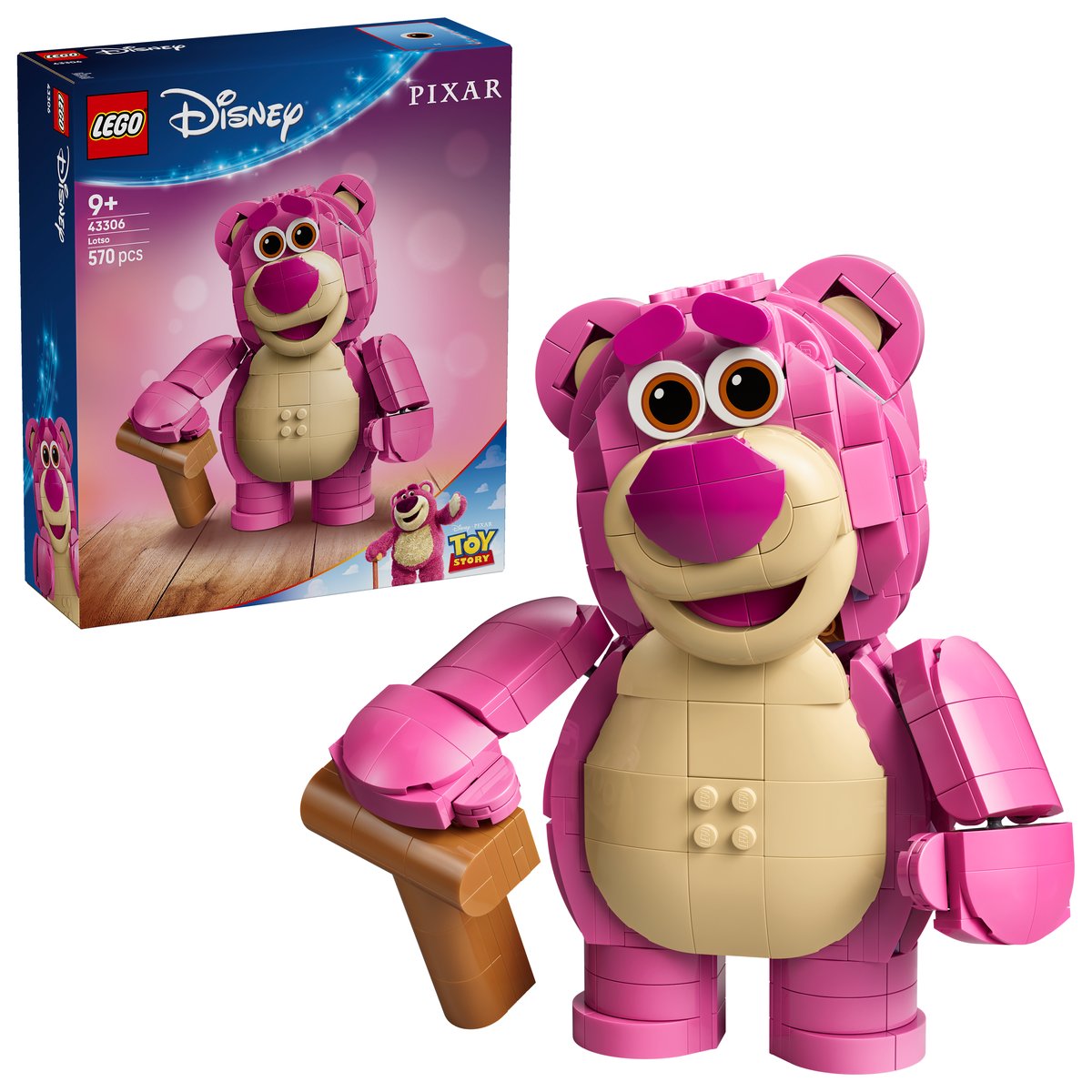 LEGO 43306 LEGO® ǀ Disney and Pixar Toy Story 43306 - Lotso – Box & Produkt