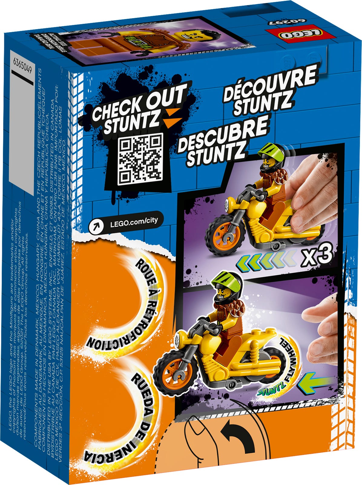 LEGO® City 60297 - Power-Stuntbike - Box Back
