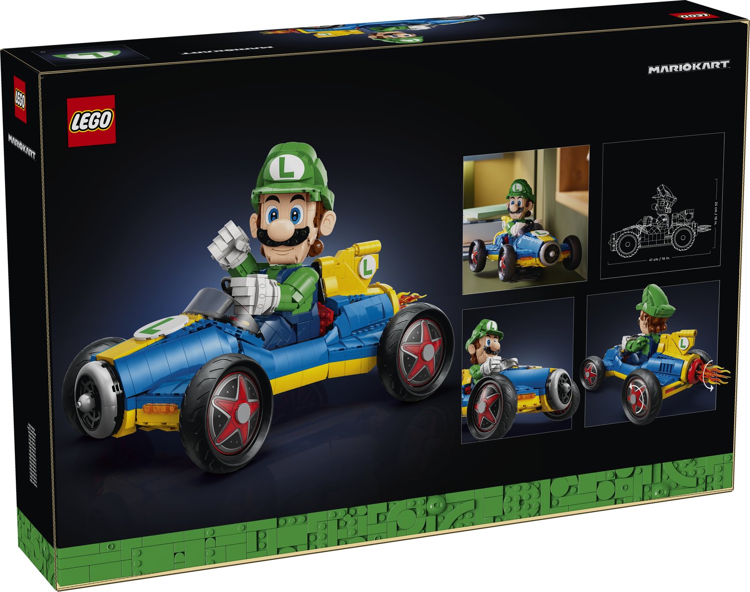 LEGO 72050 LEGO® 72050 - Mario Kart™: Luigi & Turboflitzer – Verpackung hinten