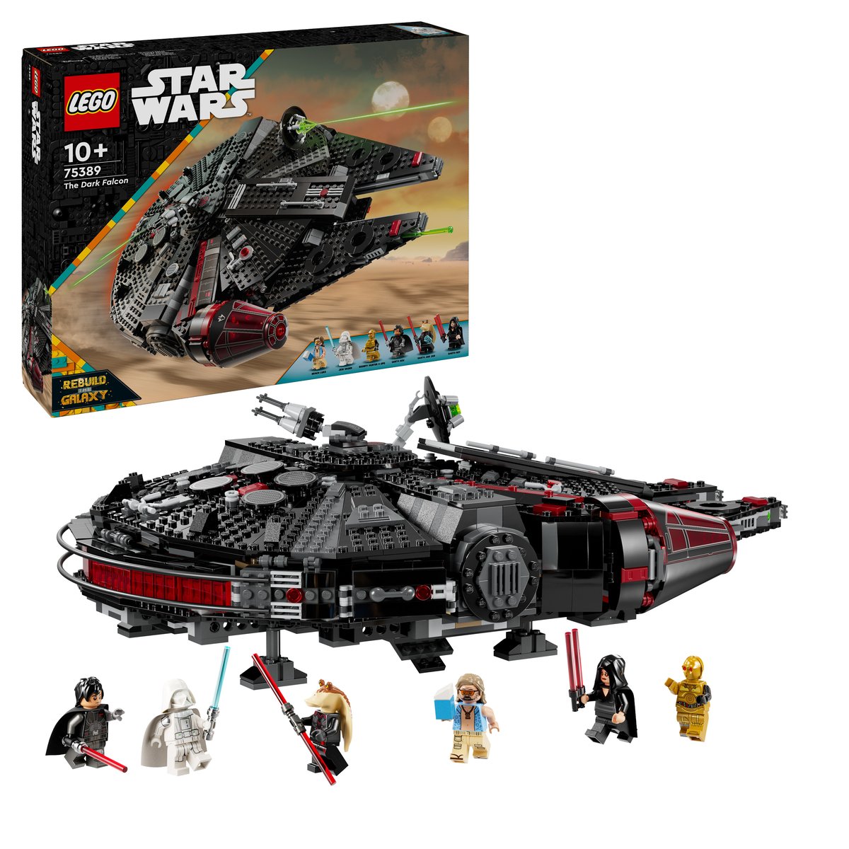 LEGO 75389 LEGO® Star Wars™ 75389 - Dunkler Millennium Falke – Box & Produkt