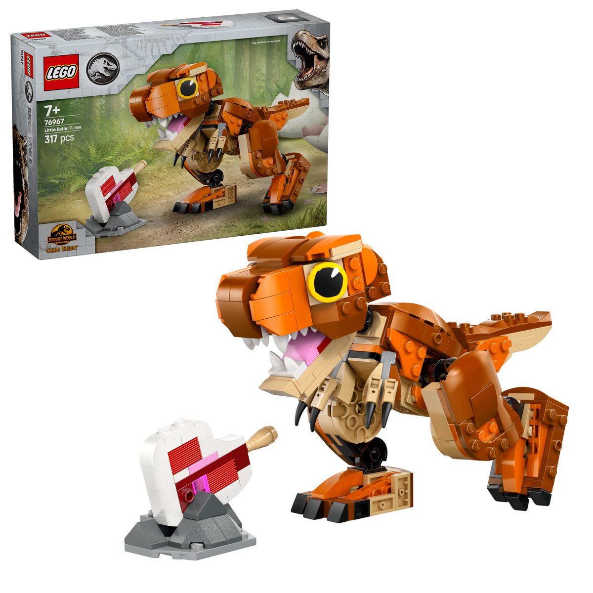 LEGO 76967 LEGO® Jurassic World 76967 - Little Eatie: T.Rex – Box & Produkt