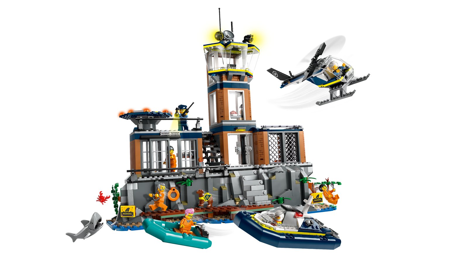 LEGO 60419 LEGO® City 60419 - Polizeistation auf der Gefängnisinsel – Primaeres Produktbild