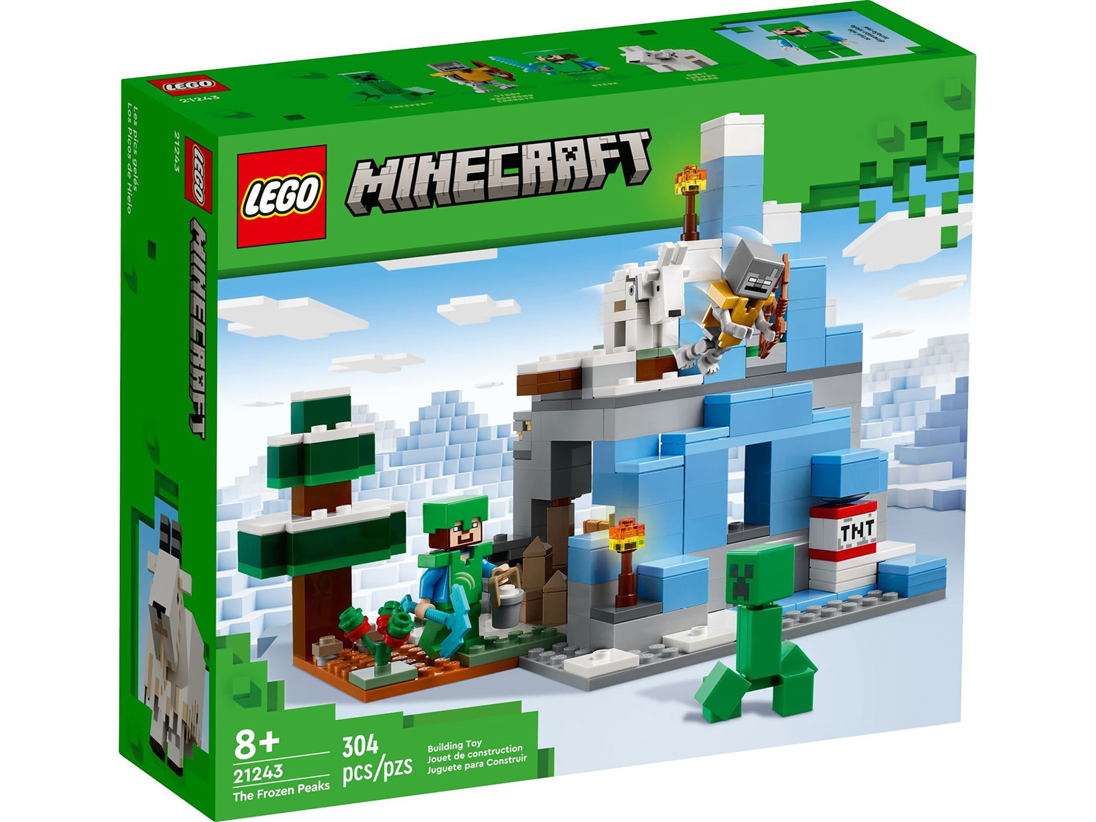 LEGO® Minecraft 21243 - Die Vereisten Gipfel