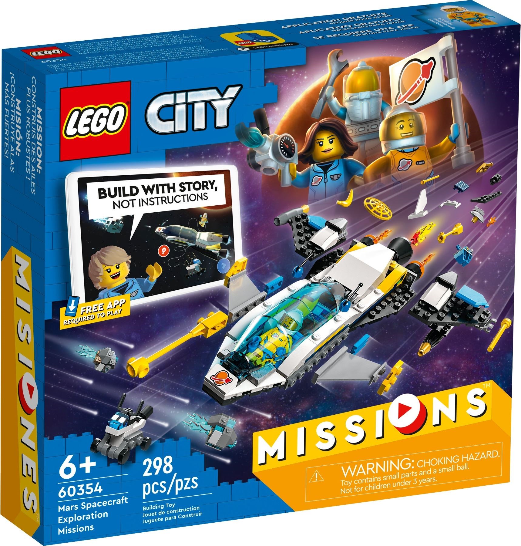 LEGO® City 60354 - Erkundungsmissionen im Weltraum - Box Front
