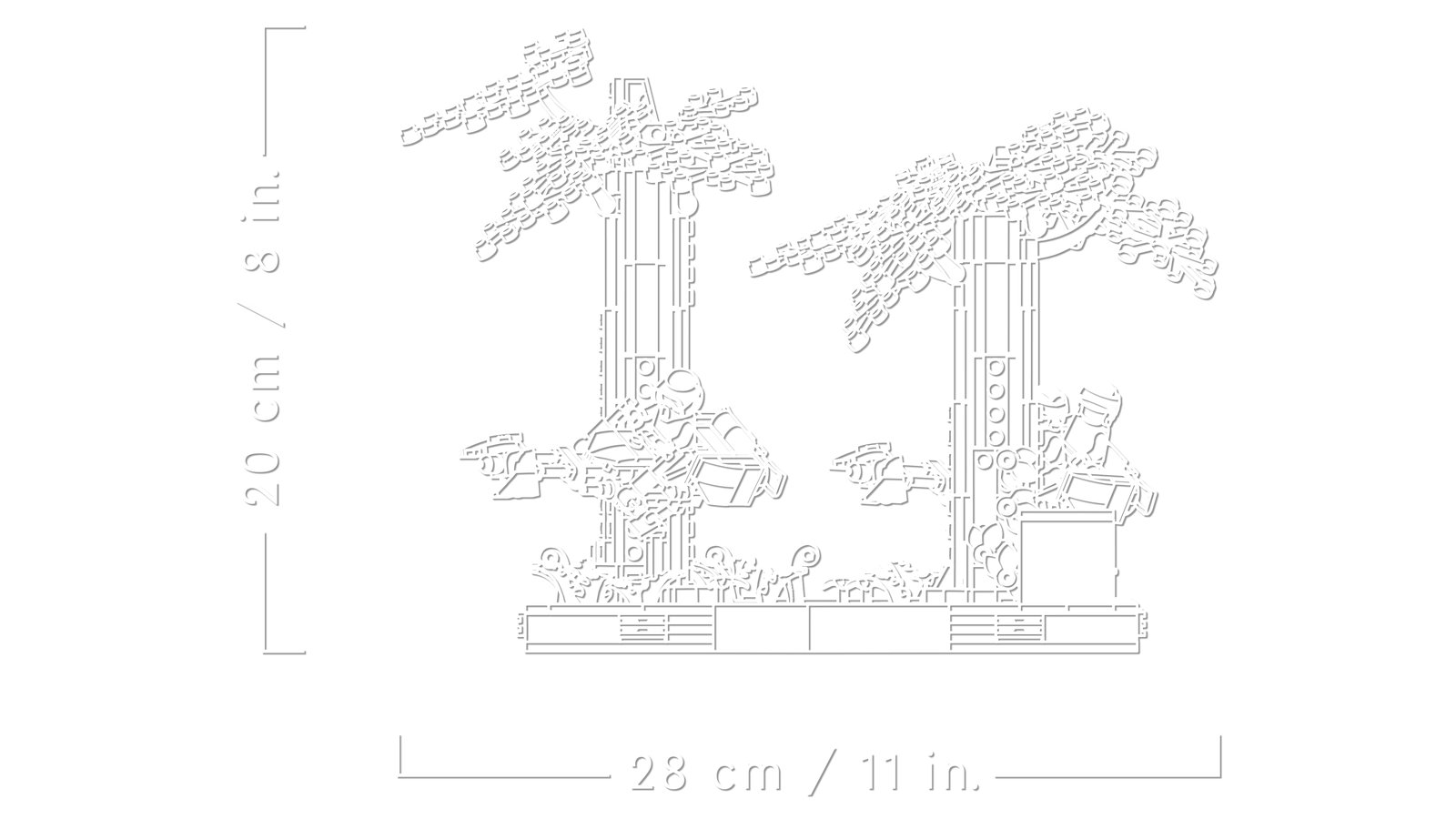 LEGO 75353 LEGO® Star Wars™ 75353 - Verfolgungsjagd auf Endor™ – Diorama – Detailansicht 2