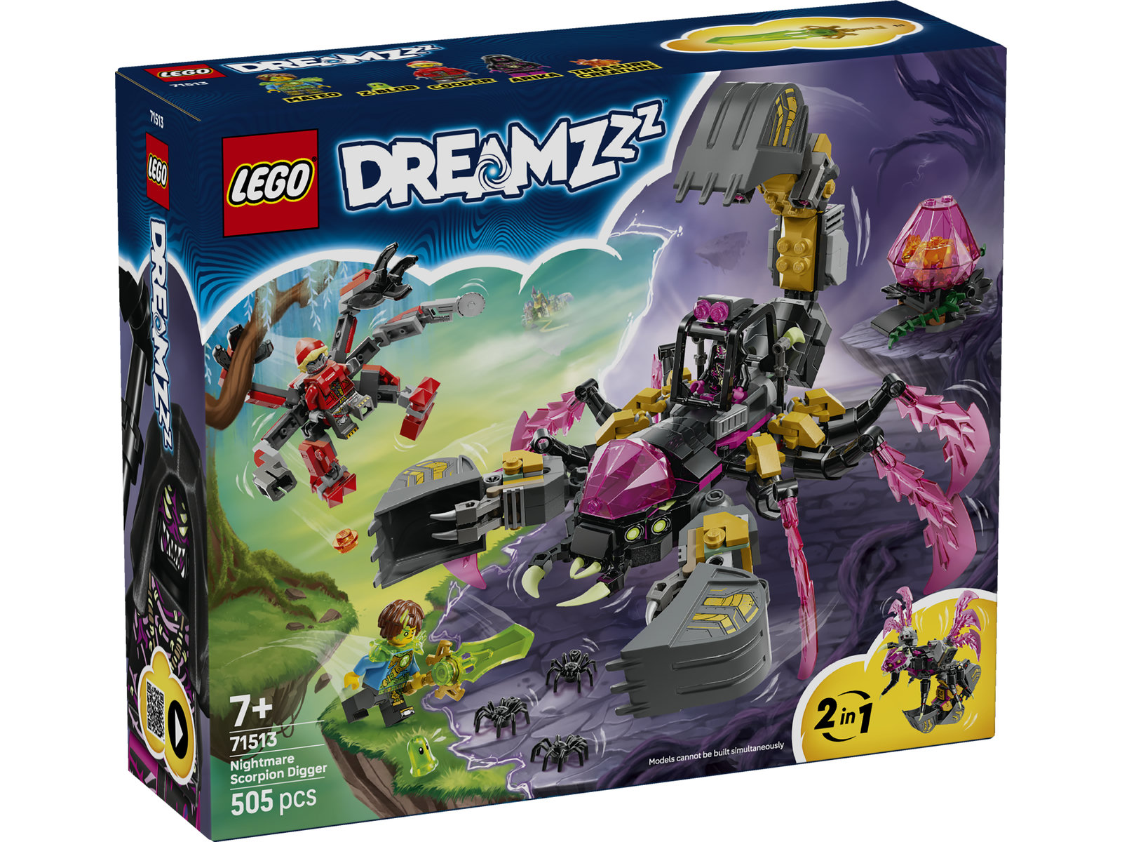 LEGO® DREAMZzz 71513 - Albtraum-Skorpionbagger