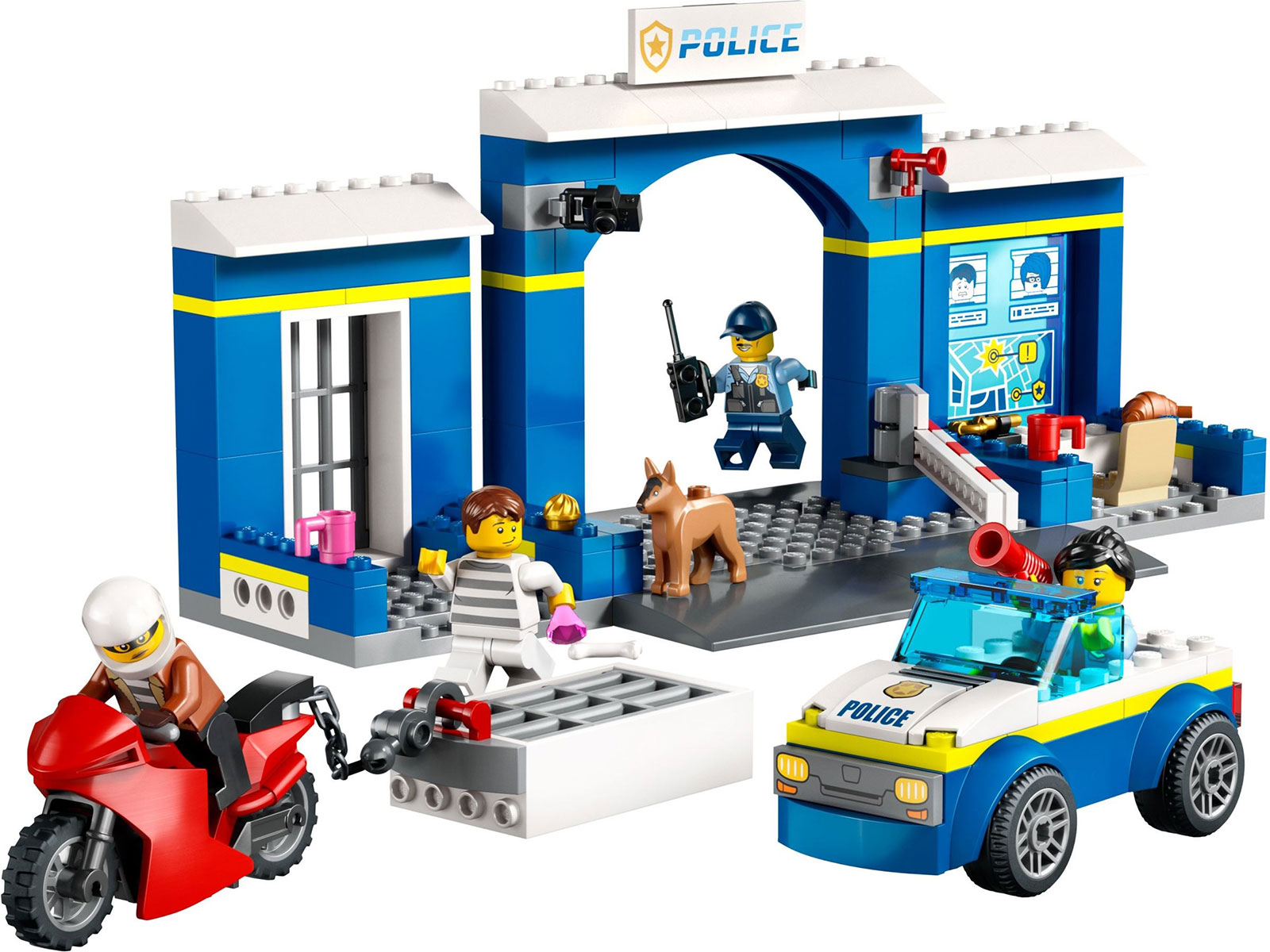 LEGO® City 60370 - Ausbruch aus der Polizeistation - Set