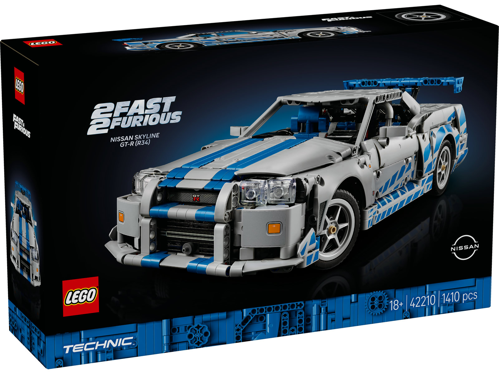 LEGO® Technic 42210 - 2 Fast 2 Furious Nissan Skyline GT-R (R34) Flitzer LEGO® Technic 42210 - 2 Fast 2 Furious Nissan Skyline GT-R (R34) Flitzer