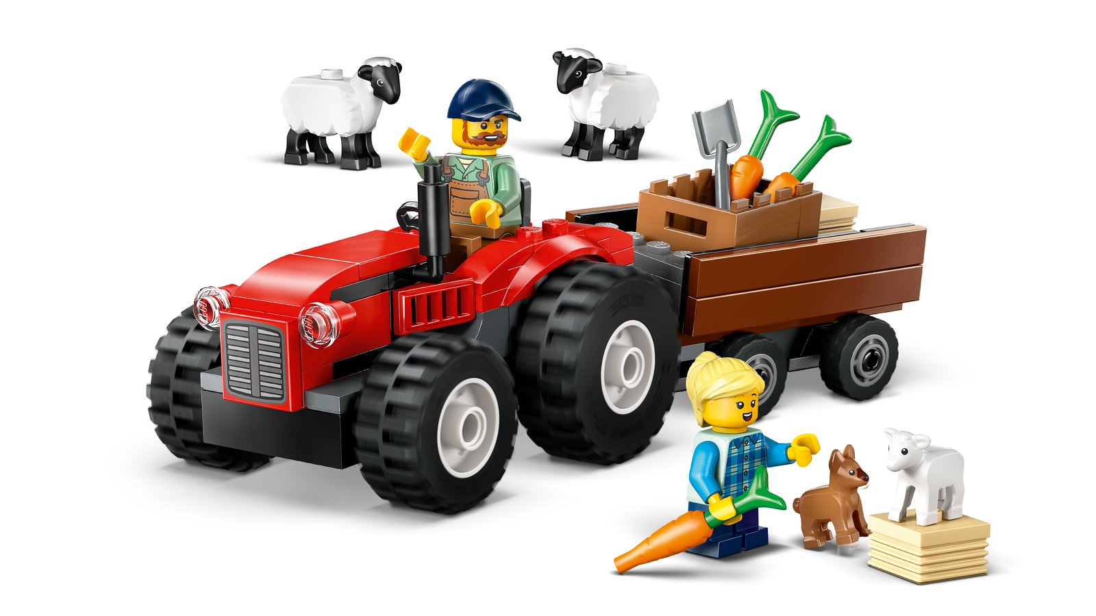 LEGO 60461 LEGO® City 60461 - Traktor mit Anhänger – Primaeres Produktbild