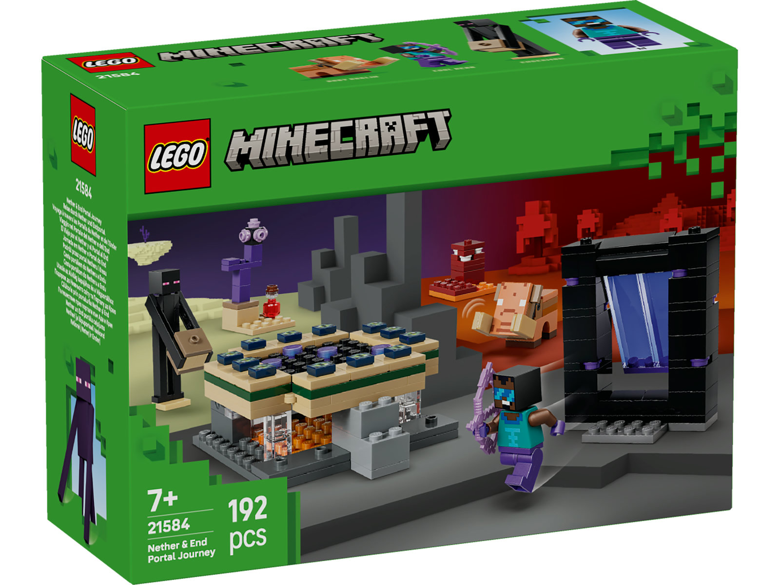 LEGO® Minecraft 21584 - Reise durch Nether und Endportal