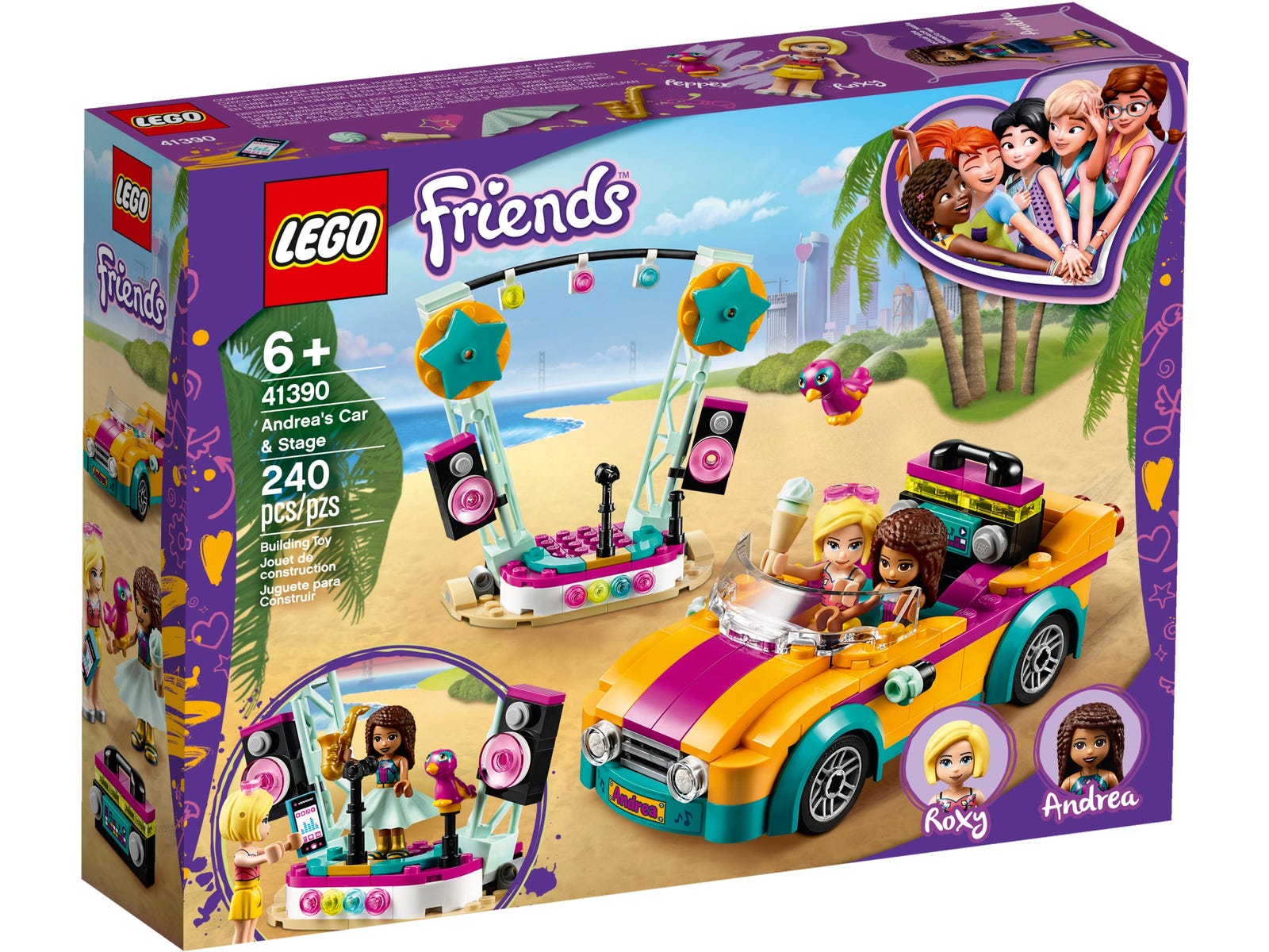 LEGO® Friends 41390 - Andreas Bühne & Auto