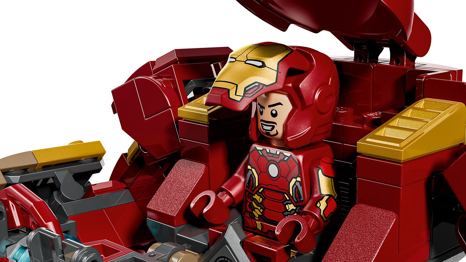 LEGO 76343 LEGO® Super Heroes Marvel 76343 - Duell der Giganten: Hulkbuster vs. Hulk – Detailansicht 2