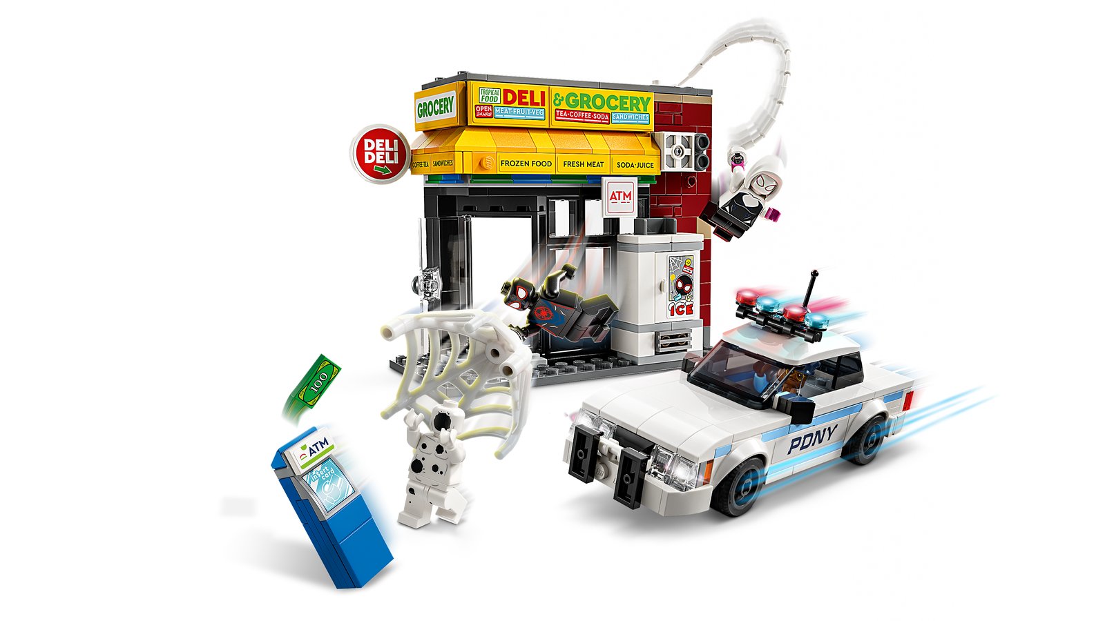 LEGO 76311 LEGO® Super Heroes 76311 - Spider-Verse: Miles Morales vs. Spot – Primaeres Produktbild