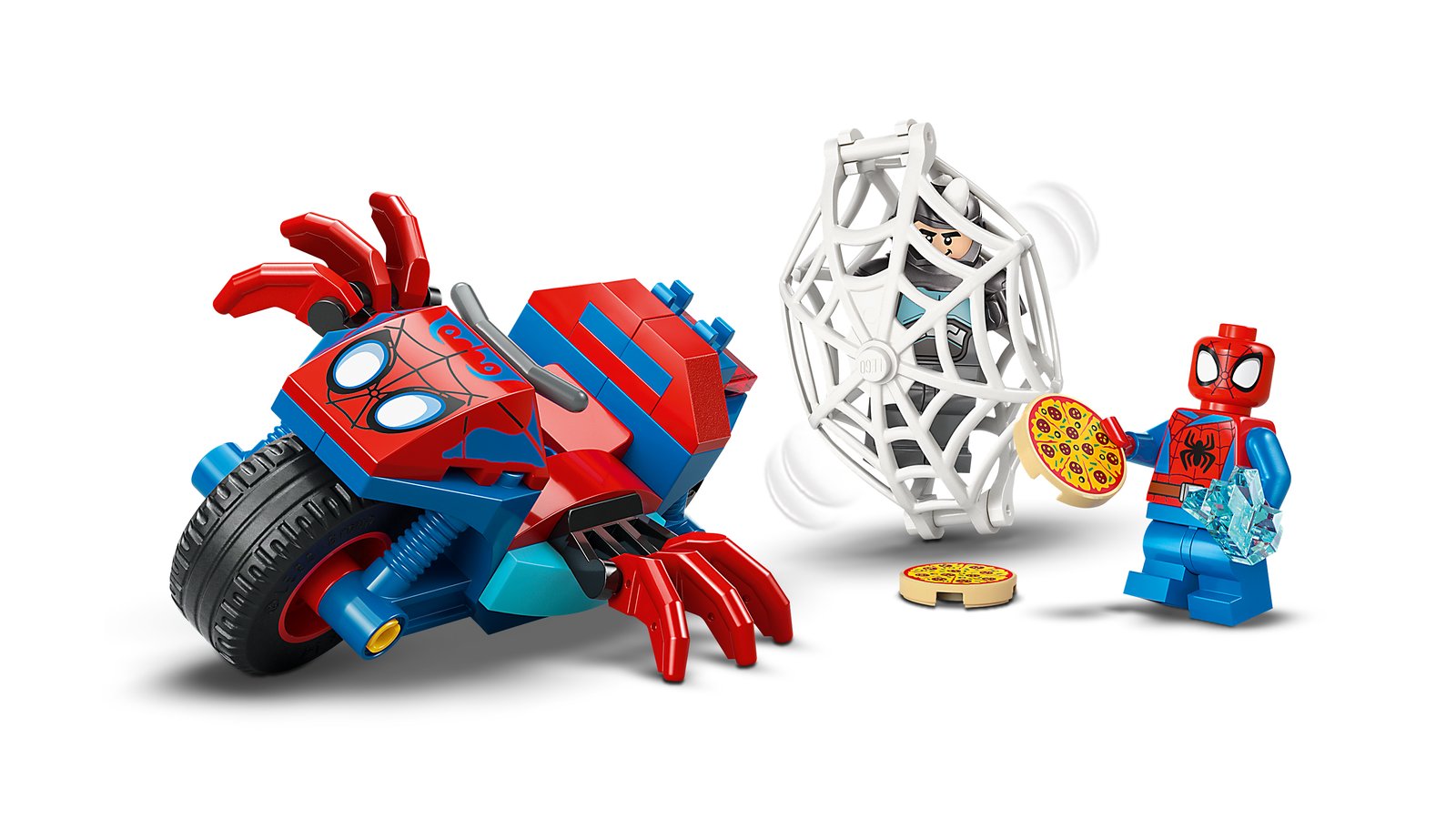 LEGO 11206 LEGO® ǀ Marvel Spidey und seine Super-Freunde 11206 - Spidey auf Motorrad vs. Rhino – Detailansicht 2