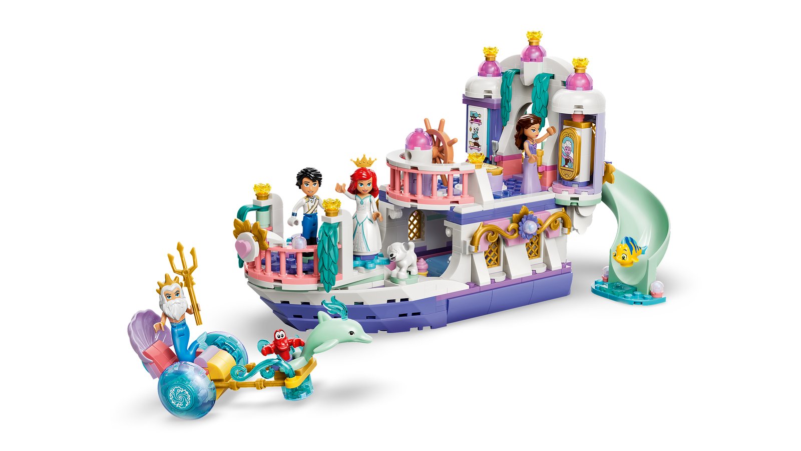 LEGO 43299 LEGO® ǀ Disney Princess 43299 - Arielles Königliches Hochzeitsboot – Primaeres Produktbild