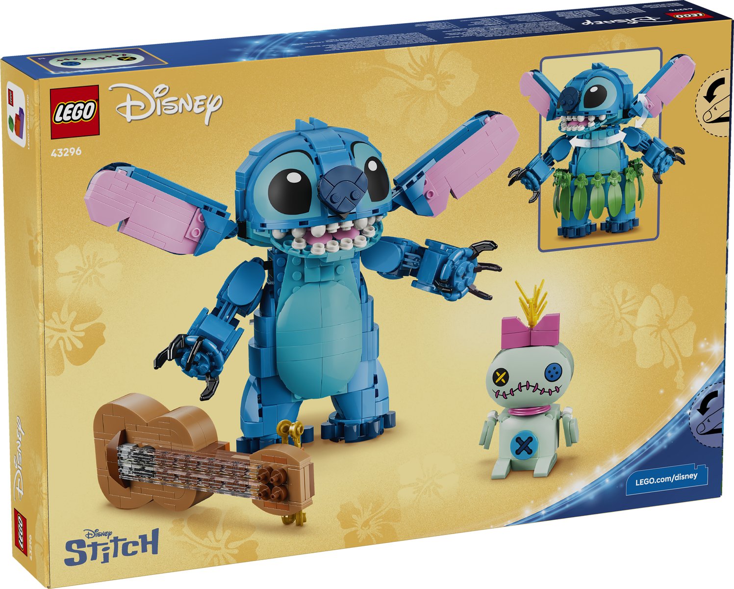 LEGO 43296 LEGO® | Disney 43296 - Stitch und Scrump – Verpackung hinten
