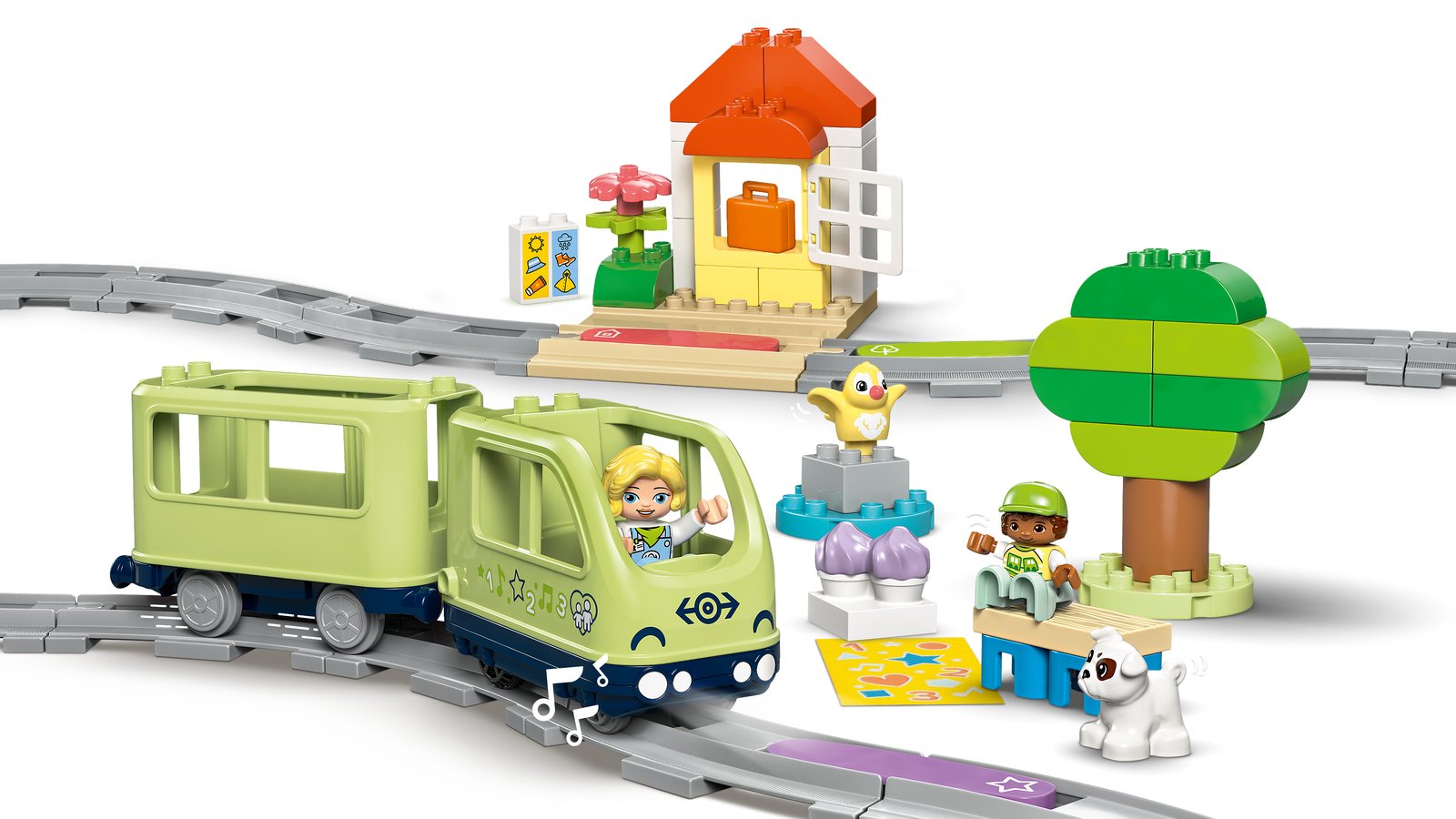 LEGO 10427 LEGO® DUPLO 10427 - Interaktive Abenteuer-Eisenbahn – Primaeres Produktbild