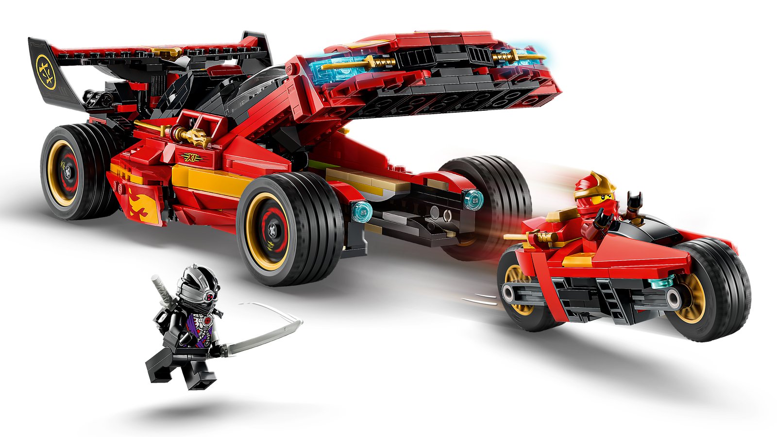 LEGO 71867 LEGO® NINJAGO® 71867 - 15-jähriges Jubiläum: X-1 Ninja Supercar – Detailansicht 1