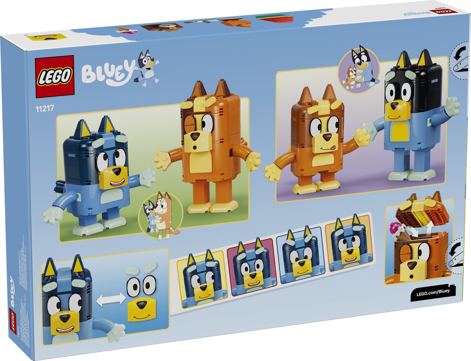 LEGO 11217 LEGO® 11217 - Blueys Familie aus LEGO Steinen – Verpackung hinten