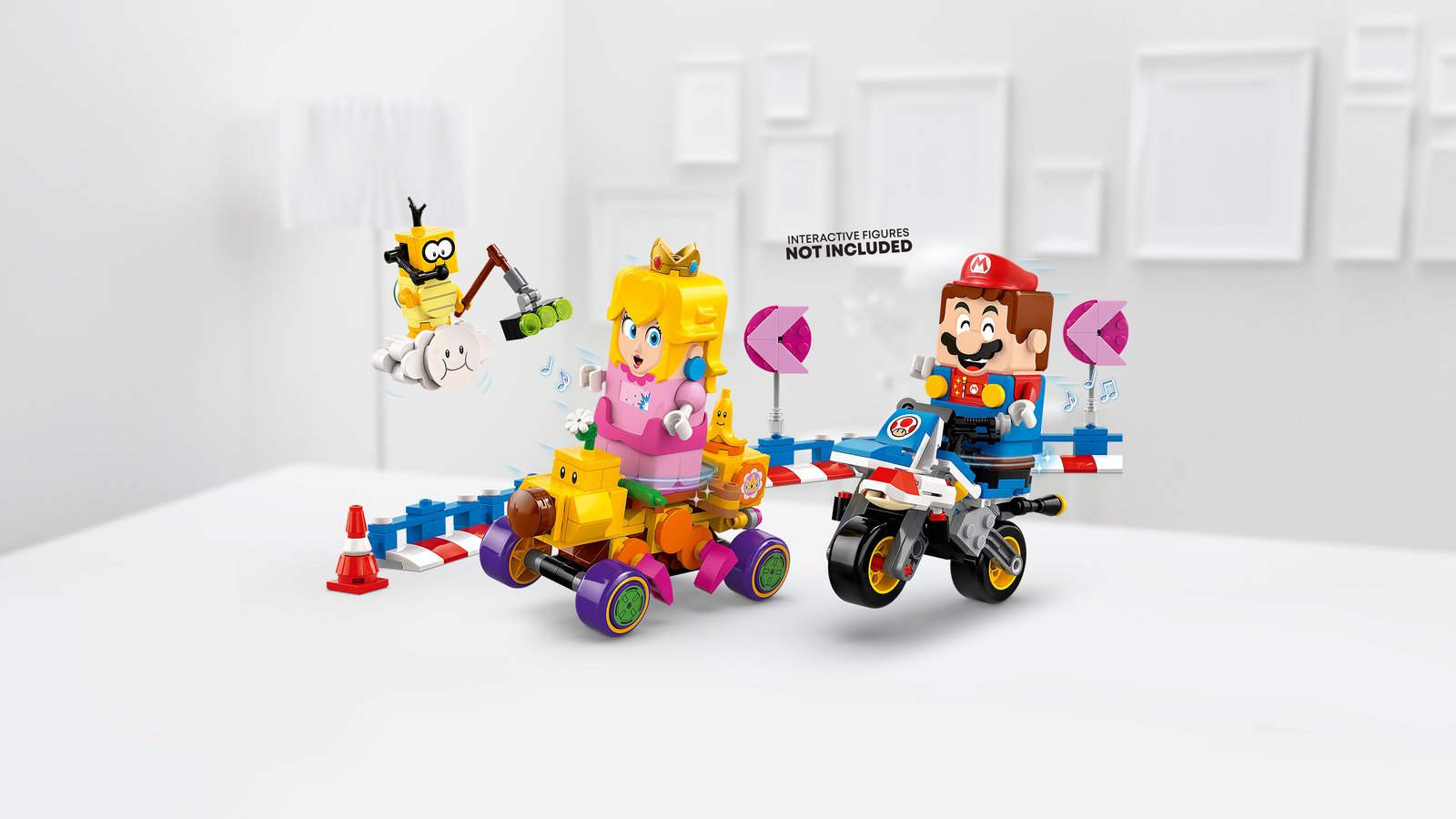 LEGO 72036 LEGO® Super Mario 72036 - Mario Kart™ – Baby Peach & Grand Prix–Set – Detailansicht 6