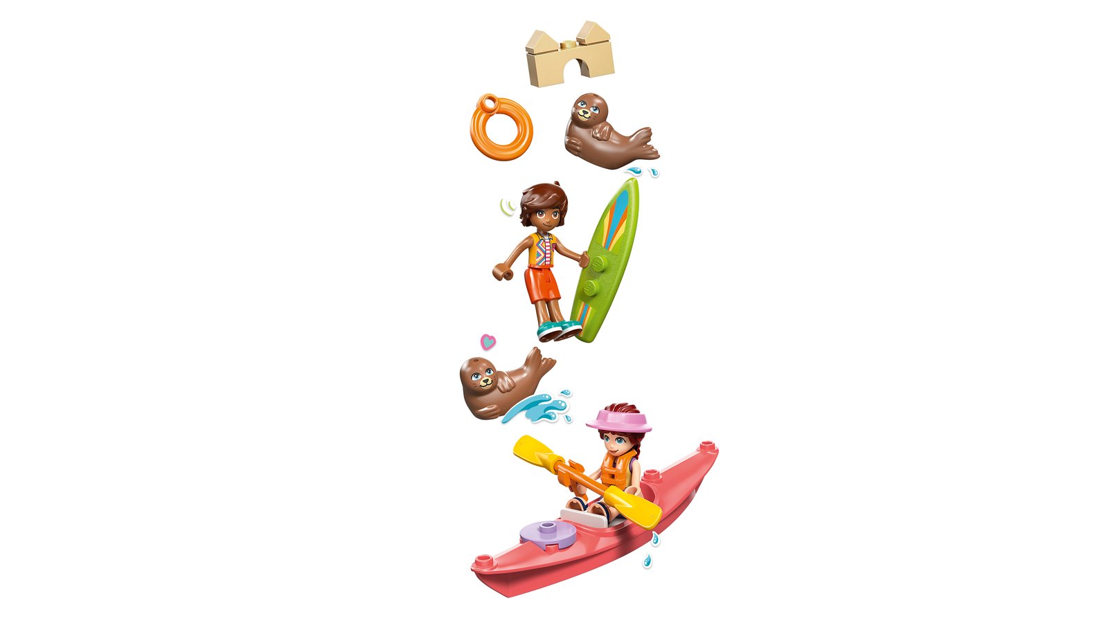 LEGO 42699 LEGO® Friends 42699 - Strandhaus mit Robben – Detailansicht 1