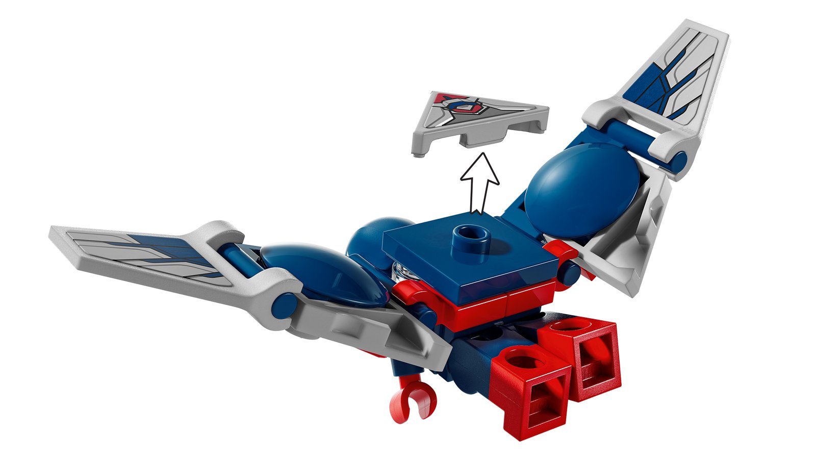 LEGO 76292 LEGO® Marvel 76292 - Showdown zwischen Captain America und Red Hulk – Detailansicht 3