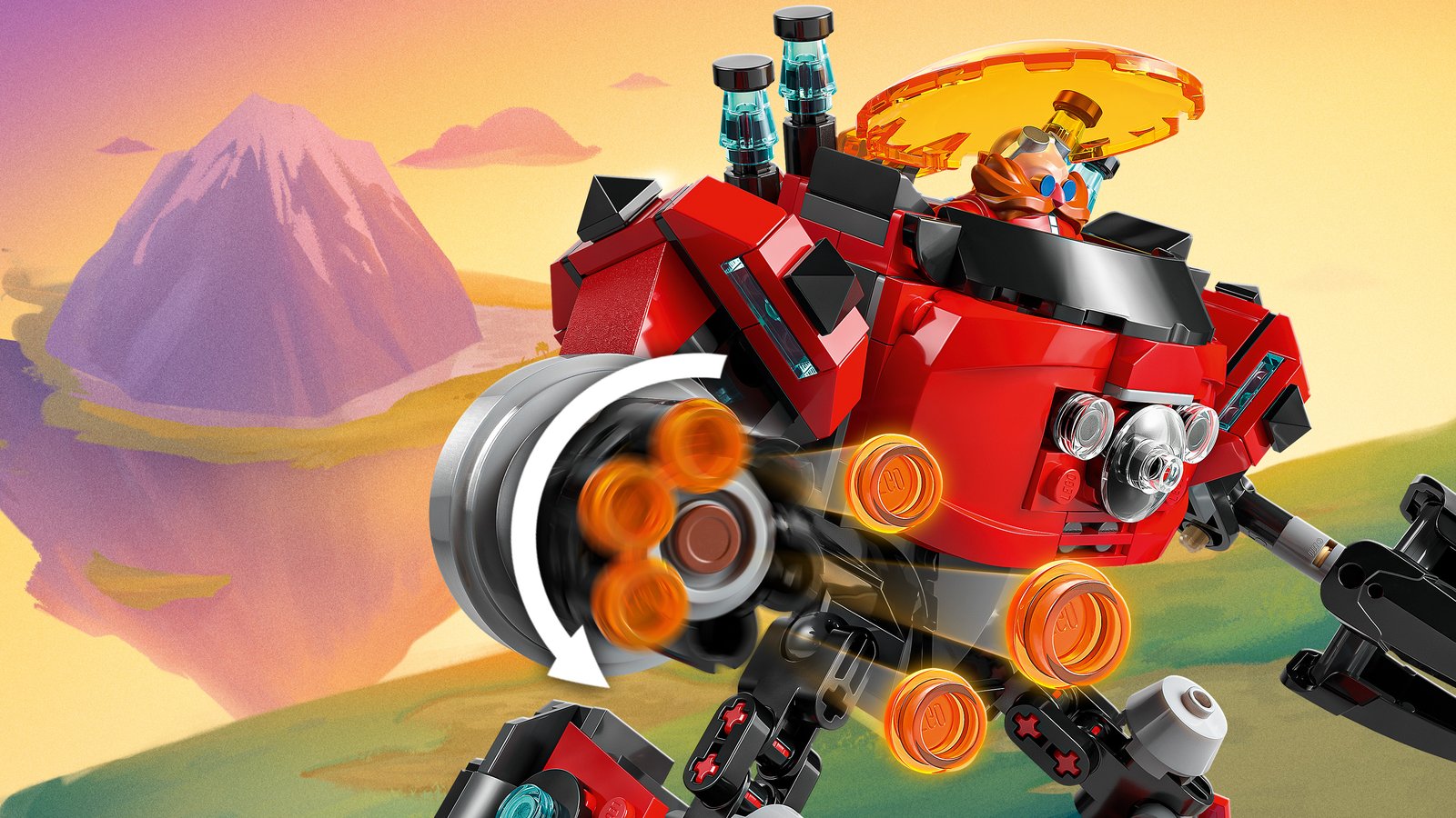 LEGO 77005 LEGO® Sonic 77005 - Knuckles vs. Dr. Eggmans Egg Crusher Mech – Detailansicht 3