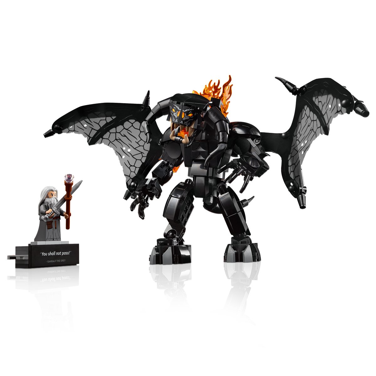LEGO 10367 LEGO® Icons 10367 - Der Herr der Ringe: Balrog™ Bücherstütze – Detailansicht 4