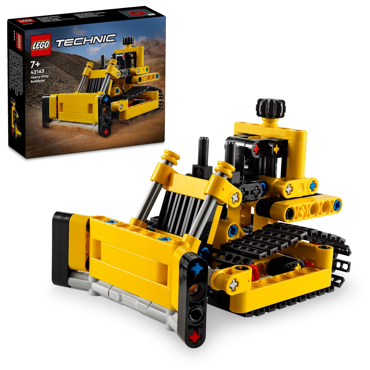 LEGO 42163 LEGO® Technic 42163 - Schwerlast Bulldozer – Box & Produkt