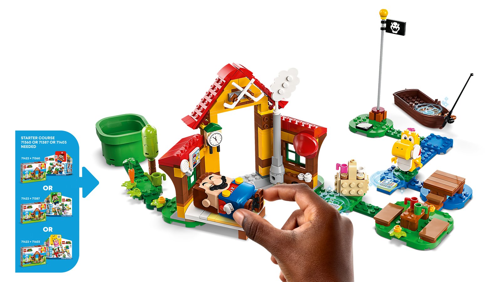 LEGO 71422 LEGO® Super Mario 71422 - Picknick bei Mario – Erweiterungsset – Detailansicht 3