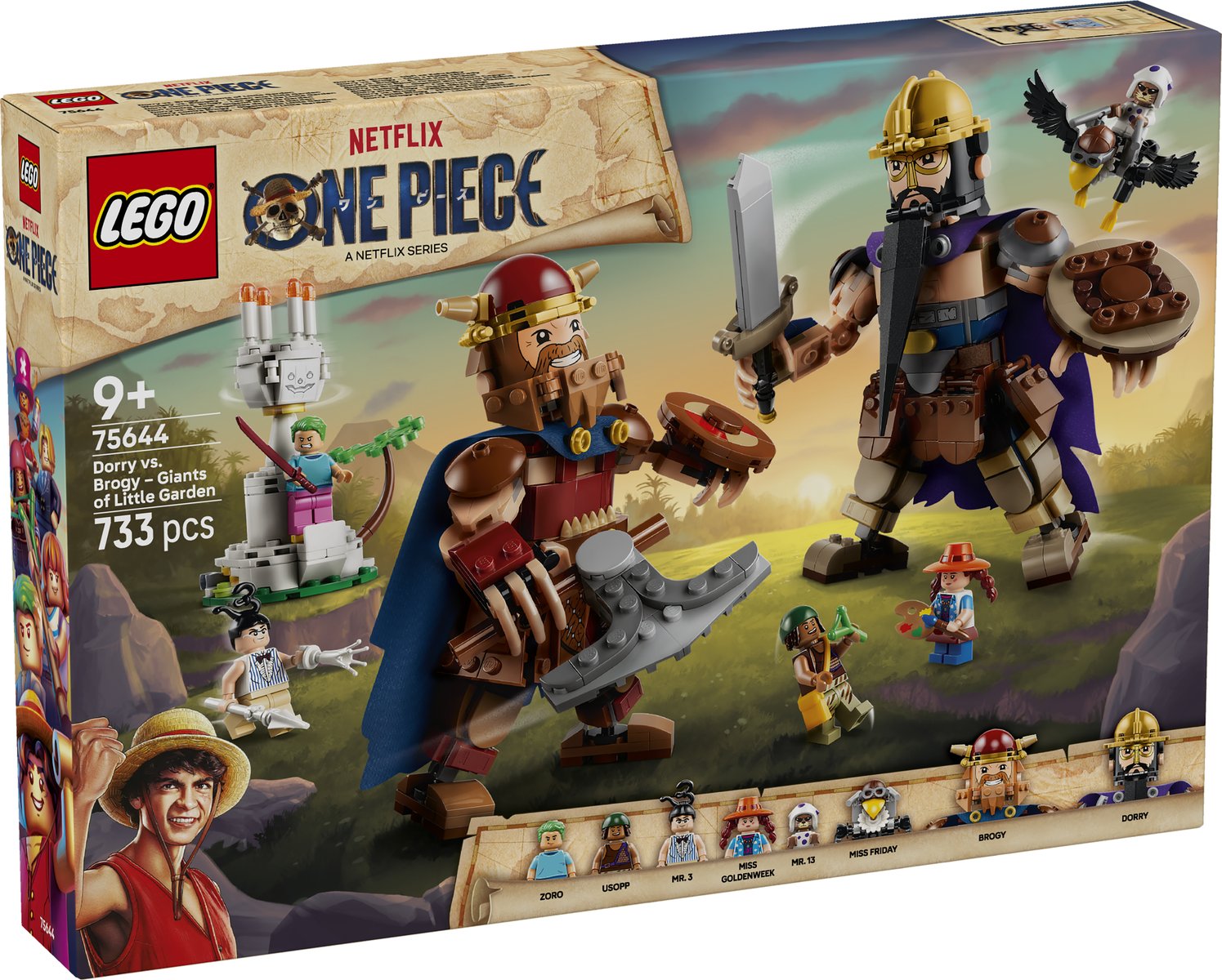 LEGO 75644 LEGO® ONE PIECE 75644 - Woogey vs. Boogey – Riesen aus Little Garden – Verpackung vorne
