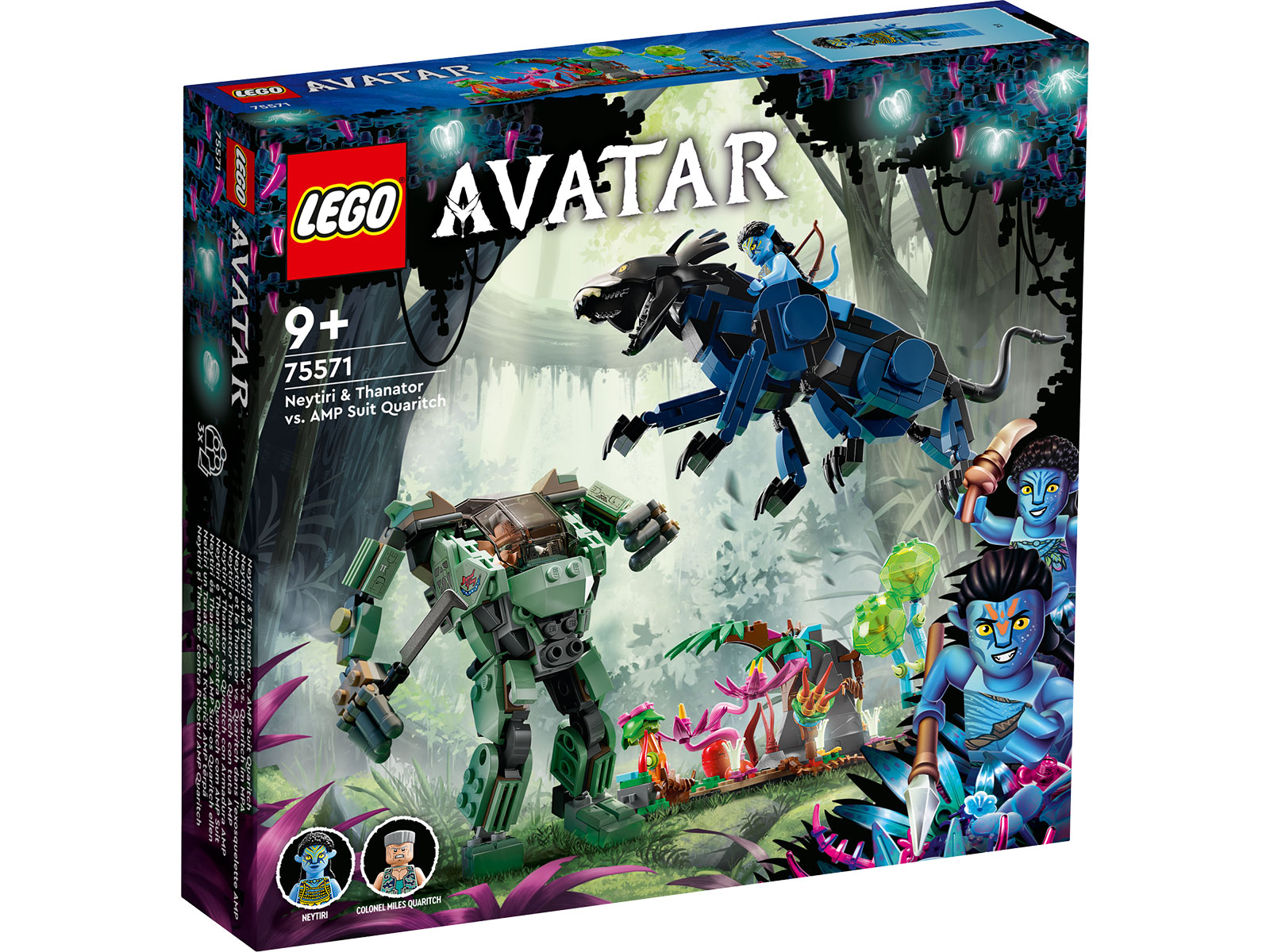LEGO® Avatar 75571 - Neytiri und Thanator vs. Quaritch im MPA - Box Front