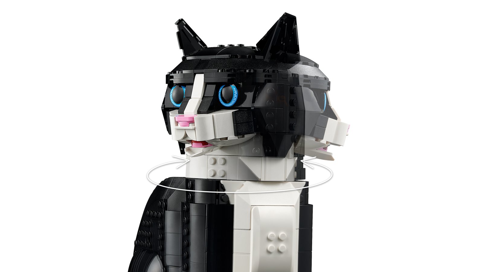 LEGO 21349 LEGO® Ideas 21349 - Schwarz-weiße Katze – Detailansicht 3