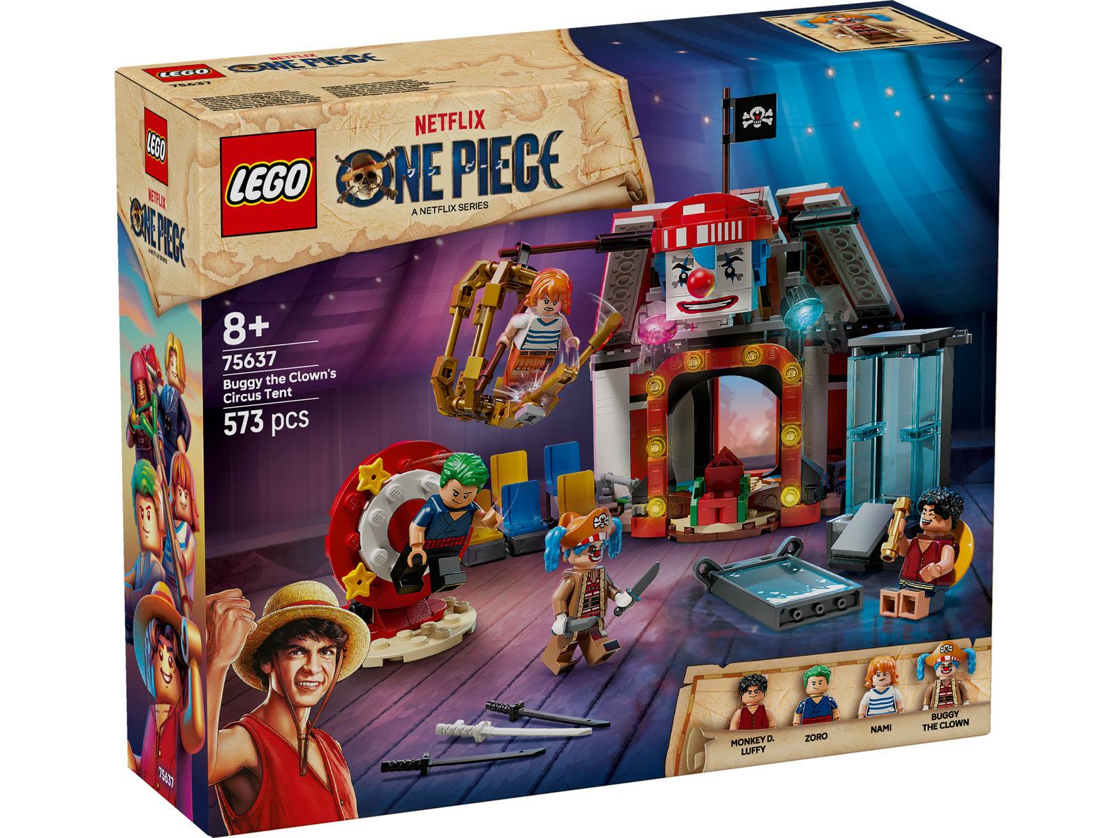 LEGO® ONE PIECE 75637 - Zirkuszelt von Buggy dem Clown LEGO® ONE PIECE 75637 - Zirkuszelt von Buggy dem Clown